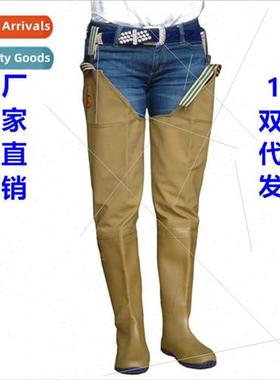 Hualu brthickened rice-planting pants tall down pants rain b