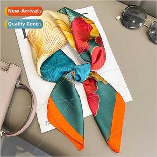 spring fall scarf 2023 fema silk Korean simulation wind new