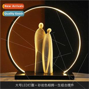 Creative TV cabinet ornaments resin craft living room entran