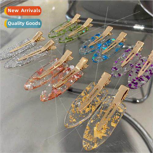 Hair accessories female acetic acid no trace hair clips simp