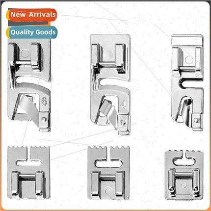 Heel presser foot Thin material puller Hem puller Curved sew