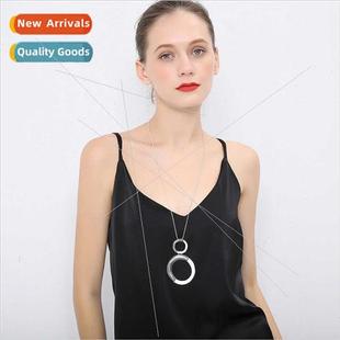 New Alloy Vintage Sweater Necklace Long mple che Chain