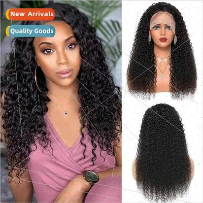 Chemical Fibre Head Covers African Small Curls Front Lace Lo