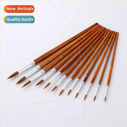 12pcs imation wolf tail color tip nylon hair teal rod waterc