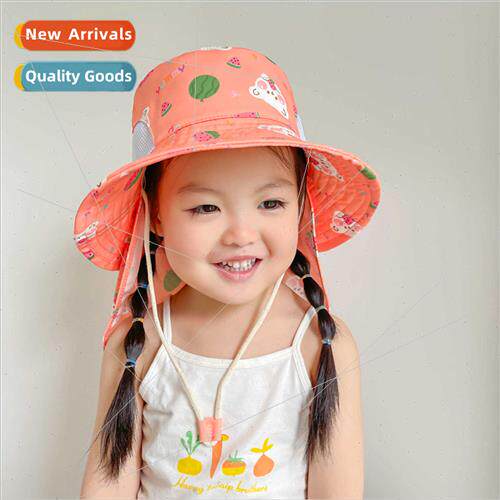 Spring summer  children sun shawl hat cute baby fru animal p