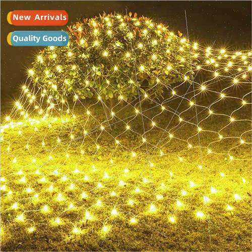 ghting project LED fishing net lights colorful outdoor water