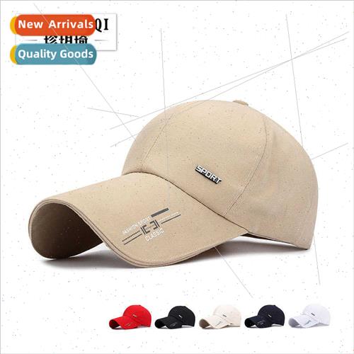 Spring summer new extended brim baseball cap men outdoor fis