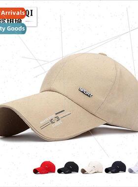 Spring summer new extended brim baseball cap men outdoor fis
