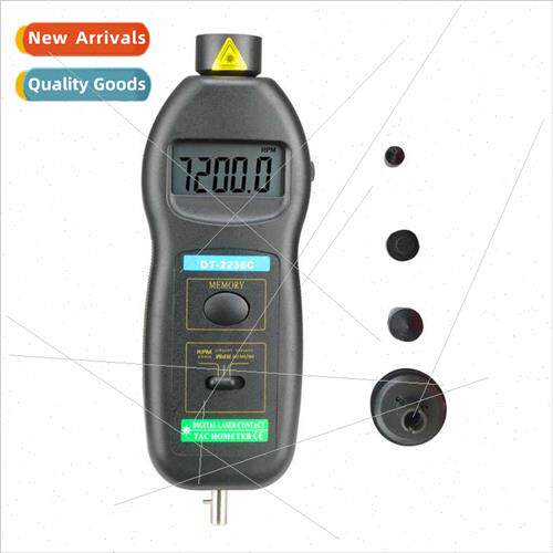 Tachometer DT-2236B photoelectric/contact type 2-in-1 zero l