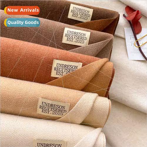 2023 double-sided solid color imation cashmere scarf female