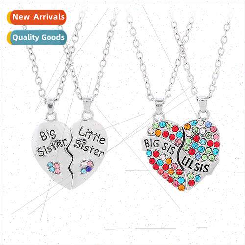 New monogrammed BIG SIS LIL SIS heart patchwork good sister