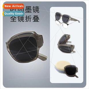New box TR polarized sunglasses folding myopia set 895 femal
