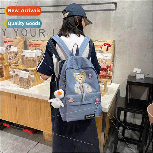 Schoolbag female junior Korea new ins cute girl Japan ulzzan