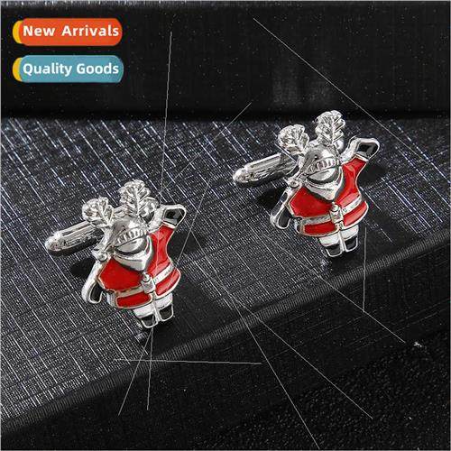 new santa baked cufflinks fashion men shirt accessories fren