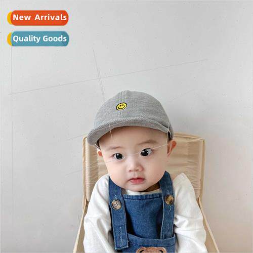 ins Korea baby hat fall winter small letters soft brim infan