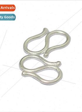 925 lver S-Shape W-Shape Bracelet Necklace Clasp Connecting