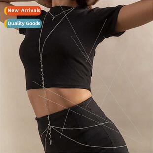 Europe Fashion Jewelry Drilling Bikini Metal Chain Women mpl