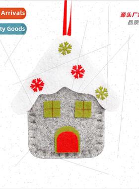 Home Christmas Decorations Fabric Cartoon Applique Christmas