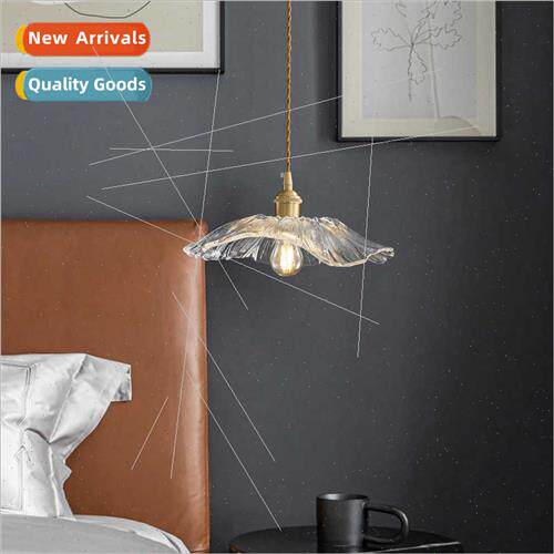 Scandinavian simple dining room brass glass chandelier B&B b