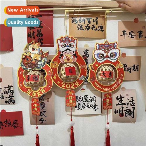 New children New Year Year Dragon bamboo woven handheld bamb
