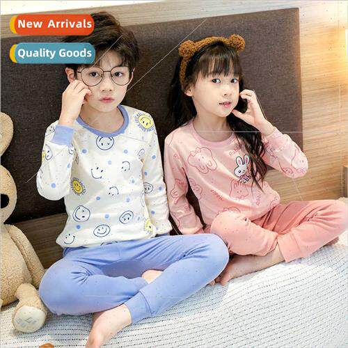 Autumn winter new children cotton underwear set small medium