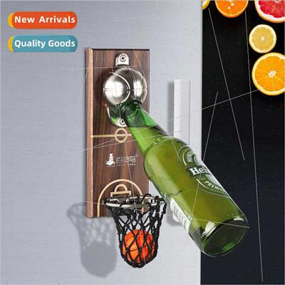 Birds basketball court bottle opener shooting frame wall mou