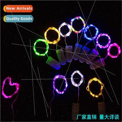 led copper wire light string button light gift box decoratio
