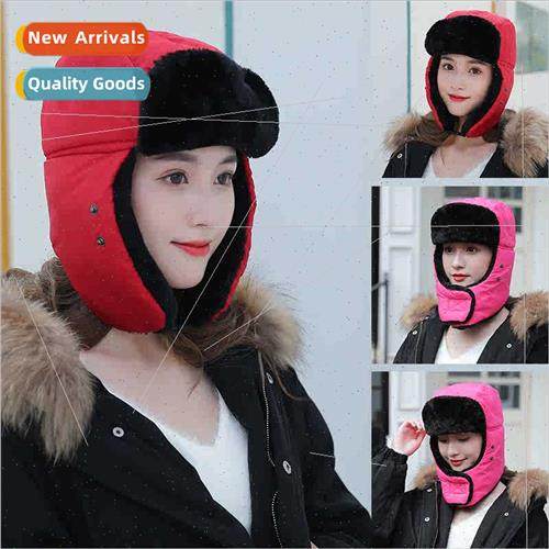 2023 winter padded thickened neck protection face warm mask