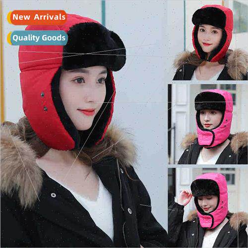 2023 winter padded thickened neck protection face warm mask