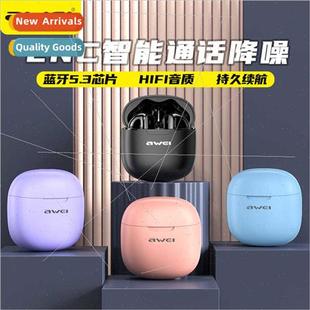 True Wireless Bluetooth Headset Talking Noise Canceling Head