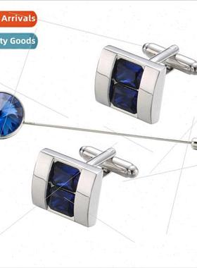 New Clothing Crystal One Word Brooch Innovative Pins Exquise