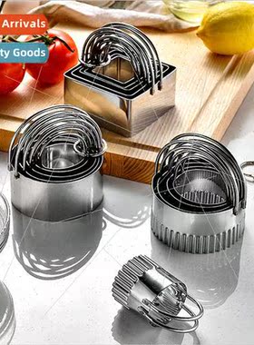 Stainless Steel Cookie Molds Set 5 Cookie Cookies Cutters Cr
