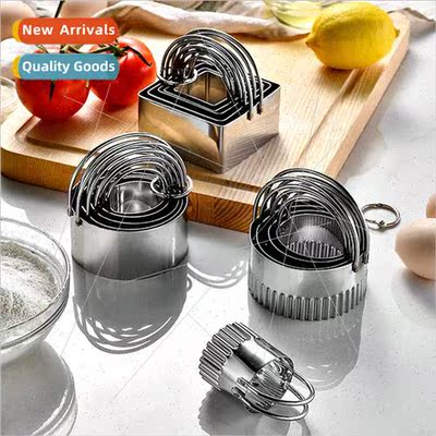 Stainless Steel Cookie Molds Set 5 Cookie Cookies Cutters Cr