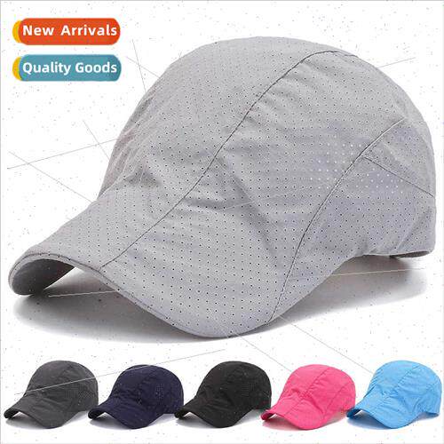 Beret Korean  summer thin tide breathable ward cap Ms. fashi