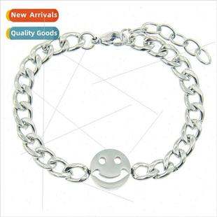 Europe hip-hop tide men women couples Cuban bracelets tanium