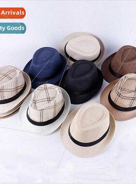 Men middle-aged elderly men summer sun hat hat old man hat d