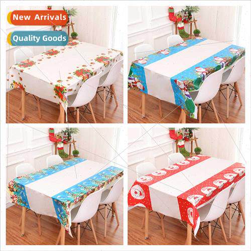 Christmas decoration supplies hotel table sub PVC plastic ta