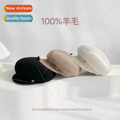 Hat female autumn winter Japanese wool beret female  fashion