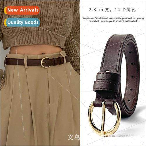 mple ins women belt fashion nd commuter pants belt casual st