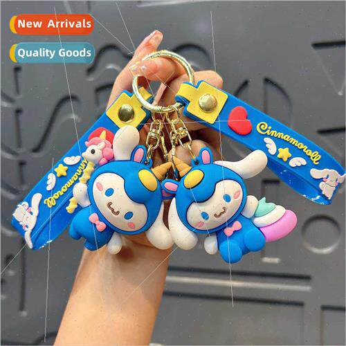 Cartoon cute big ears dog car charm accessories doll small d