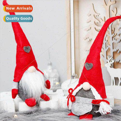 Christmas Decorations Faceless Doll Standing Pose Figurine O