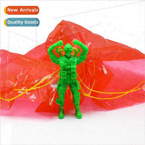 Children catapult parachute hthrown soldiers milary parachut