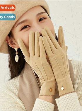 Winter Gloves Ladies N179 Outdoor Biking Driving Warm De Vel