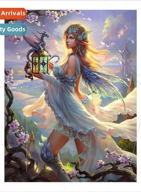 Cross Stch Peach Blossom Tree Fairy ving Room Bedroom Decora