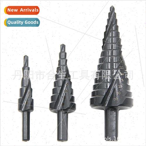 3PCS high-speed steel nrided black spiral fluted triangular