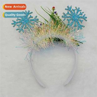 bands New hair snowflake headdress Christmas