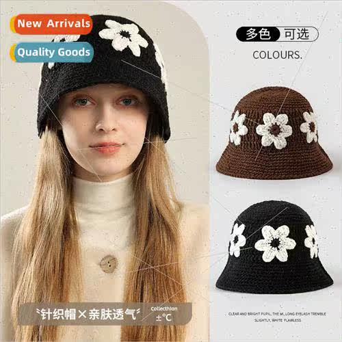 Autumn winter new knted fisherman hat Korean  simple wild fl