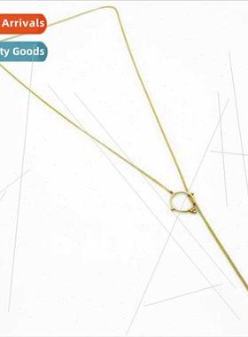 Korea star long necklace women roundpcs pendant necklace jew