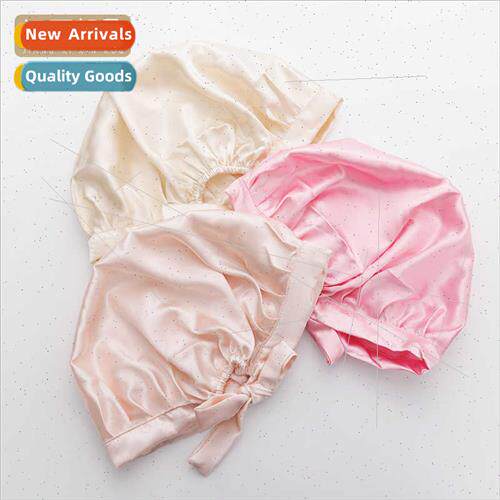 Hair care cap straps adjustable shower cap women home -marki