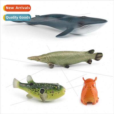 model undersea creature blue whale crocodile eel river trigg
